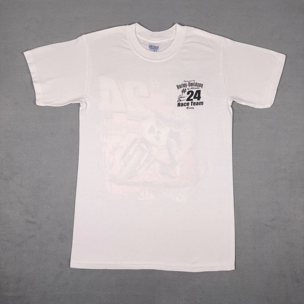 Chris Carr Harley-Davidson of Atlanta Race Team 24‎ Graphic T-Shirt White S